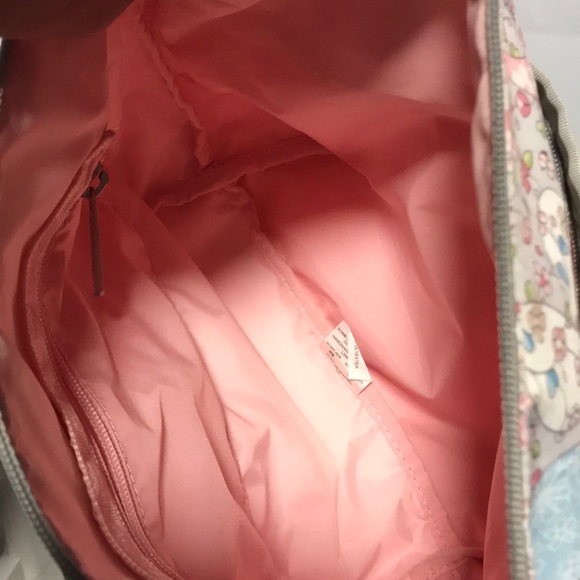 Lesportsac Crossbody Hearts Floral B.CN Bag Purse - Picture 5 of 5